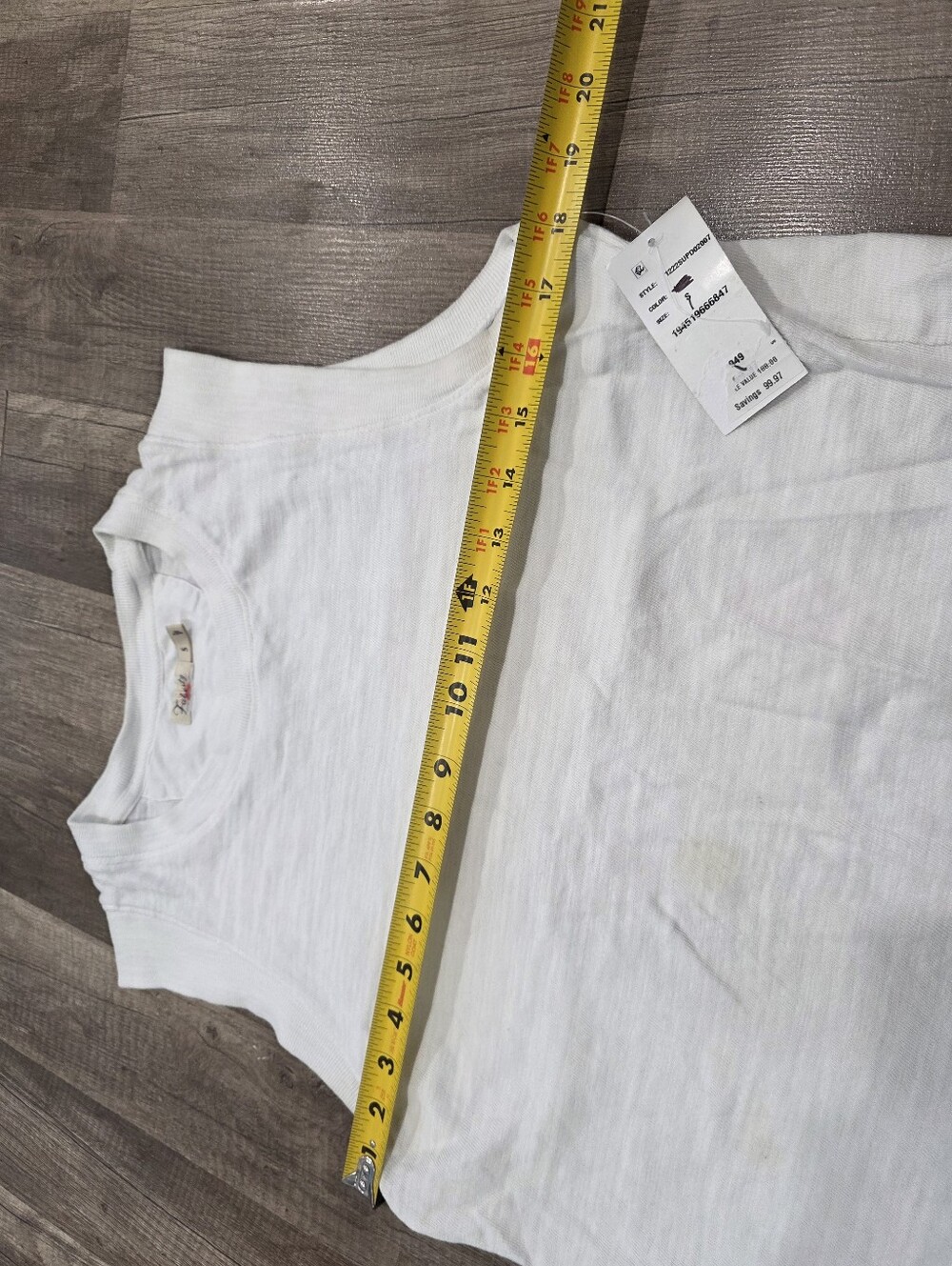 Nwt FAHERTY Muscle Tank Sun Wash Boho Classic White Sleeveless Crewneck Tank Top - Picture 14 of 16